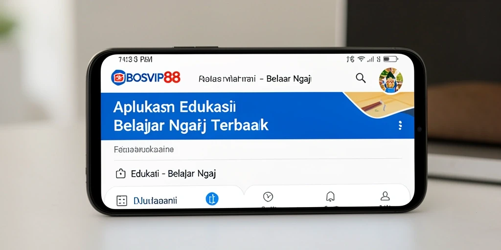Antarmuka BOSVIP88 yang intuitif untuk Belajar Ngaji.